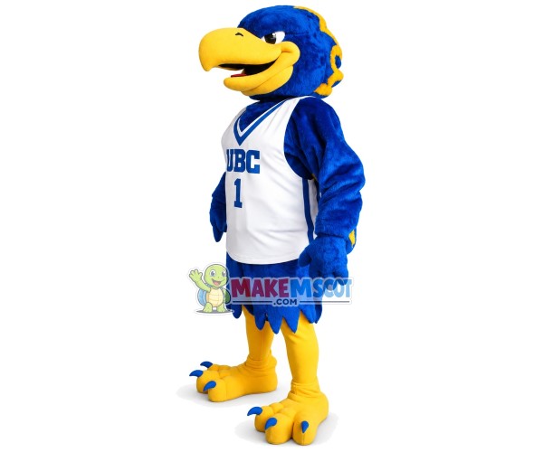 Majestic Blue Eagle Of The University Mascot Costume Majestic Blue Eagle Of The University Mascot Costume