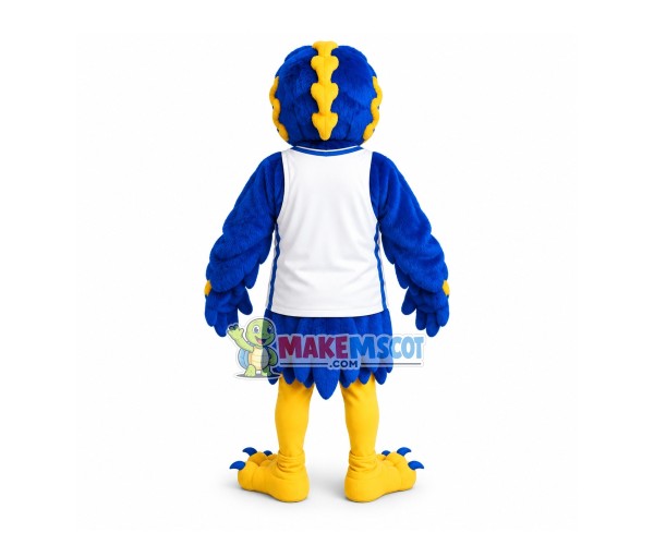 Majestic Blue Eagle Of The University Mascot Costume Majestic Blue Eagle Of The University Mascot Costume