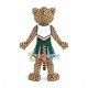 Cheerleader Leopard Mascot Costume of The University Cheerleader Leopard Mascot Costume of The University