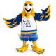 The University Energetic Blue Eagle Mascot Costume The University Energetic Blue Eagle Mascot Costume