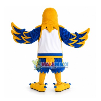 The University Energetic Blue Eagle Mascot Costume The University Energetic Blue Eagle Mascot Costume