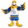 The University Energetic Blue Eagle Mascot Costume