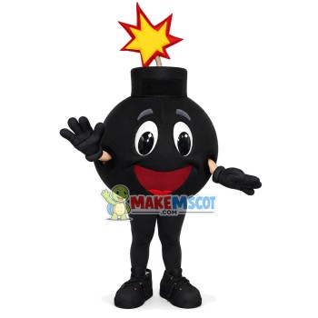 Dangerous Detonated Grenade Mascot Costume Dangerous Detonated Grenade Mascot Costume