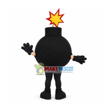 Dangerous Detonated Grenade Mascot Costume Dangerous Detonated Grenade Mascot Costume