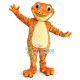 Fancy Orange Texture Frog Mascot Costume Fancy Orange Texture Frog Mascot Costume