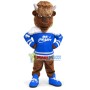 Genial Yak Mascot Costume For Cooperation Project