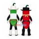 Pair of Funny Thieve Peppers Mascot Costume Pair of Funny Thieve Peppers Mascot Costume