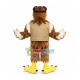 Pilot Eagle With Bulletproof Vest Mascot Costume Pilot Eagle With Bulletproof Vest Mascot Costume