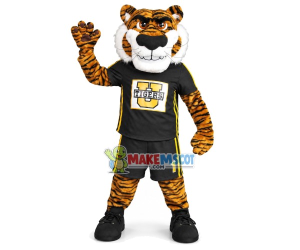 Fiercely University Tiger Mascot Costume Fiercely University Tiger Mascot Costume