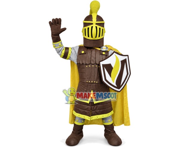 Deployed Defensive Brave Soldier Mascot Costume Deployed Defensive Brave Soldier Mascot Costume