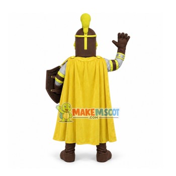 Deployed Defensive Brave Soldier Mascot Costume Deployed Defensive Brave Soldier Mascot Costume