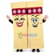 One Pair of Thick Chopsticks Mascot Costume One Pair of Thick Chopsticks Mascot Costume
