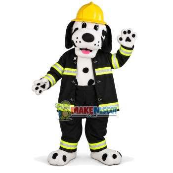 Lifeguard Dog In Luminous Suit Mascot Costume Lifeguard Dog In Luminous Suit Mascot Costume