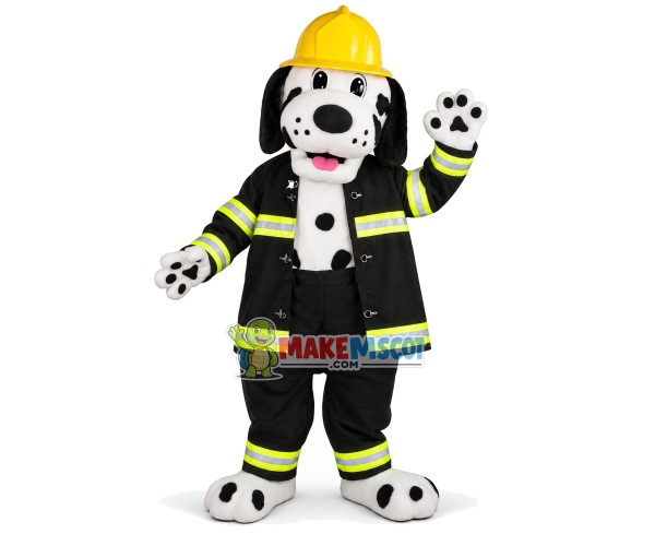 Lifeguard Dog In Luminous Suit Mascot Costume