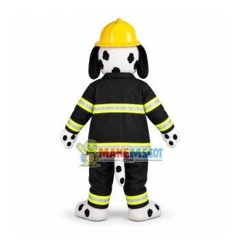 Lifeguard Dog In Luminous Suit Mascot Costume