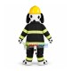 Lifeguard Dog In Luminous Suit Mascot Costume