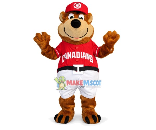 Coach Bear Of The School Team Mascot Costume Coach Bear Of The School Team Mascot Costume