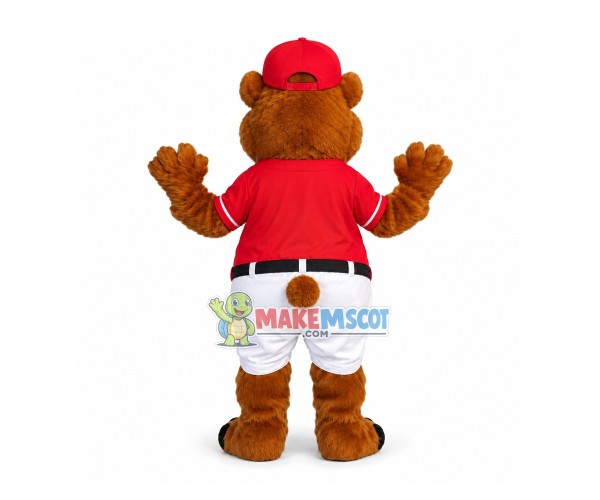 Coach Bear Of The School Team Mascot Costume Coach Bear Of The School Team Mascot Costume
