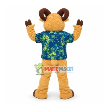 Fashion Magazine Model Goat Mascot Costume Fashion Magazine Model Goat Mascot Costume