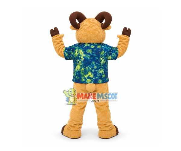 Fashion Magazine Model Goat Mascot Costume Fashion Magazine Model Goat Mascot Costume