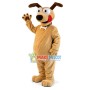Hungry Dog With Ridged Ears Mascot Costume