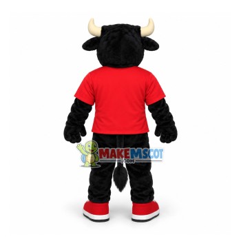 Mixed Color Bull of The College Mascot Costume Mixed Color Bull of The College Mascot Costume