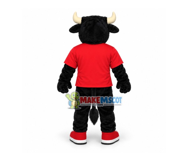 Mixed Color Bull of The College Mascot Costume Mixed Color Bull of The College Mascot Costume