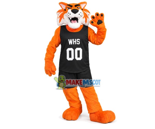 Tiger of Good Shape Mascot Costume For High School Tiger of Good Shape Mascot Costume For High School