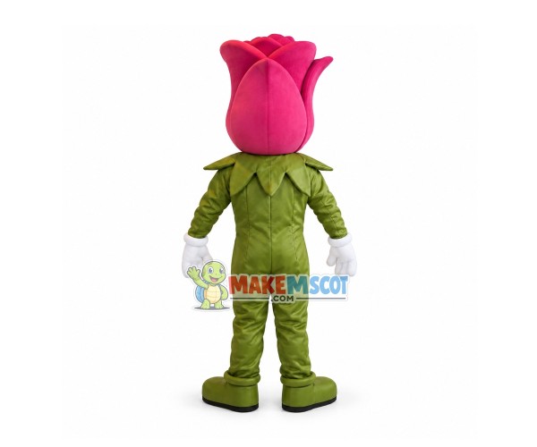Bright Blooming Rose Mascot Costume Bright Blooming Rose Mascot Costume