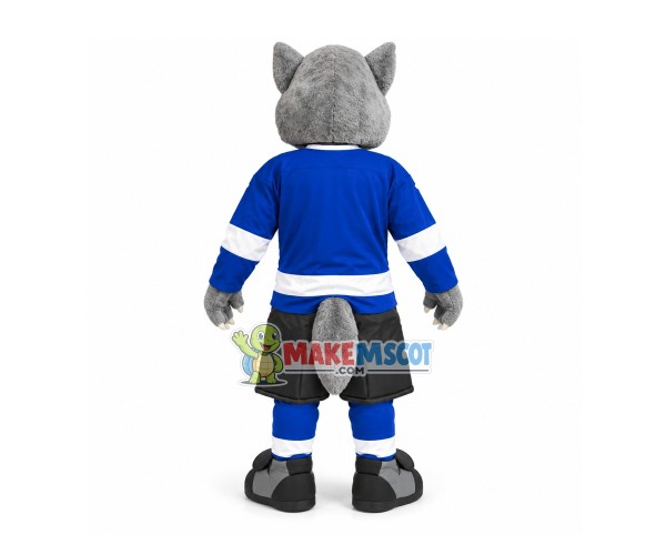 Wild Lead Wolf Mascot Costume For League Wild Lead Wolf Mascot Costume For League