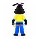Brave Black Rabbit Mascot Thanksgiving Costume Brave Black Rabbit Mascot Thanksgiving Costume