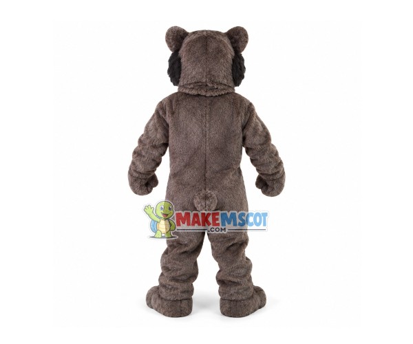 Fierce Wild Bear Furry Mascot Soft Costume Fierce Wild Bear Furry Mascot Soft Costume