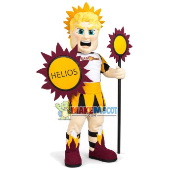 Blue Eyes Sun God Mascot Costume