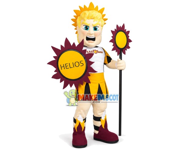 Blue Eyes Sun God Mascot Costume