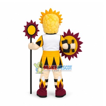 Blue Eyes Sun God Mascot Costume Blue Eyes Sun God Mascot Costume