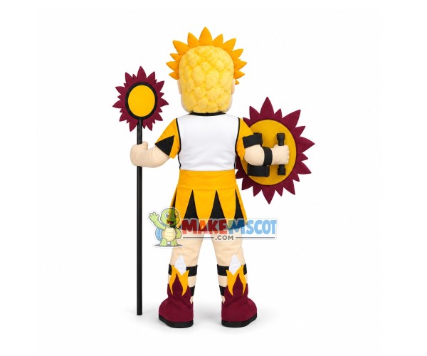 Blue Eyes Sun God Mascot Costume Blue Eyes Sun God Mascot Costume