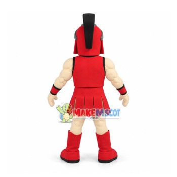 Morale Boosting Red Soldier Mascot Costume Morale Boosting Red Soldier Mascot Costume