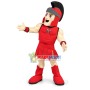 Morale Boosting Red Soldier Mascot Costume