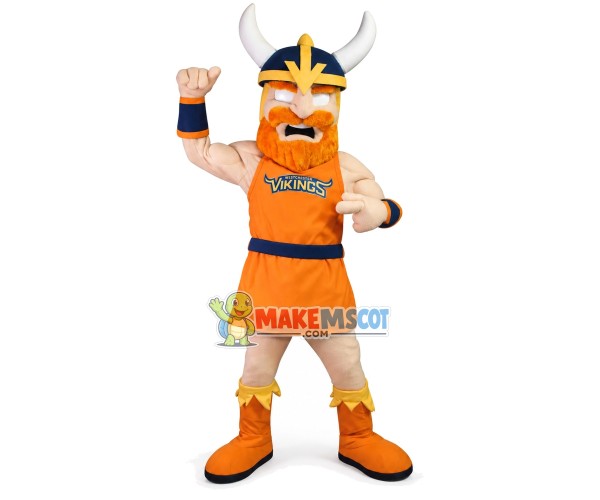 Brutal Muscle Viking Mascot Costume Brutal Muscle Viking Mascot Costume