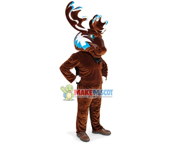 Special Breed of Painted Moose Mascot Costume
