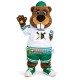 Squirrel With Big Front Teeth Mascot Costume For Bank