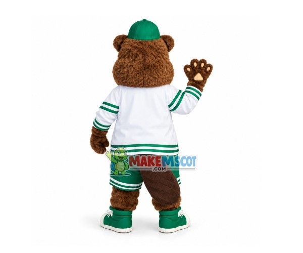 Squirrel With Big Front Teeth Mascot Costume For Bank