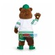 Squirrel With Big Front Teeth Mascot Costume For Bank