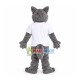 Social Gray Dog of The Preparatory School Mascot Costume Social Gray Dog of The Preparatory School Mascot Costume