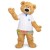 Academic Expert Khaki Bear Mascot Furry Costume