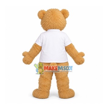 Academic Expert Khaki Bear Mascot Furry Costume Academic Expert Khaki Bear Mascot Furry Costume
