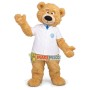Academic Expert Khaki Bear Mascot Furry Costume