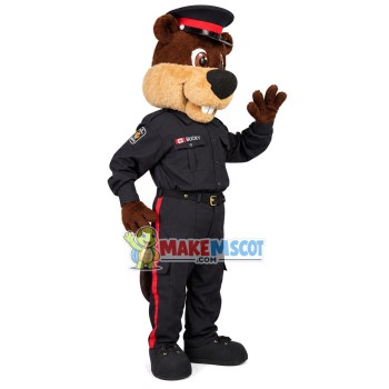 Police Squirrel On Mission Mascot Costume