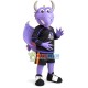 Club Light Purple Flying Dragon Mascot Costume Club Light Purple Flying Dragon Mascot Costume
