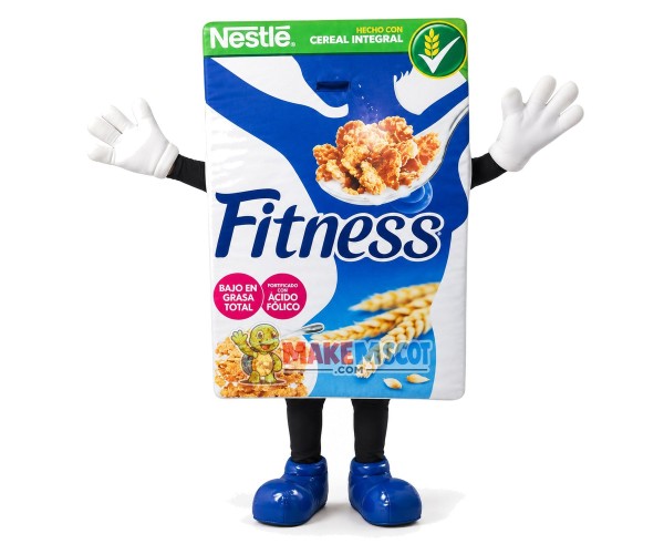 Fitness Cereal Oatmeal Mascot Costume